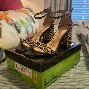 Sam Edelman Leopard Heels